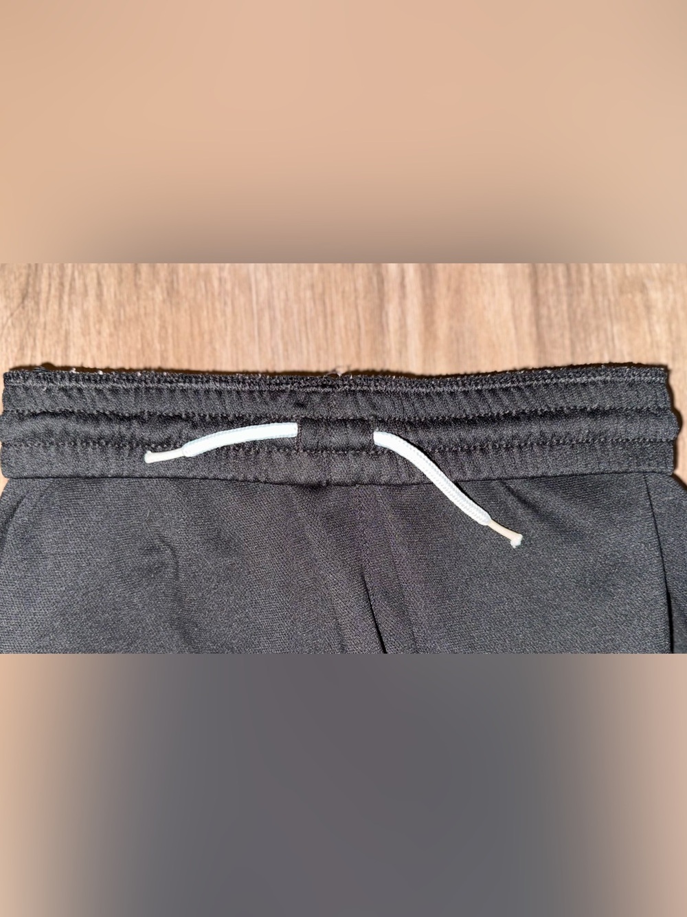 🌸Nike Black Athletic Shorts with White Swoosh, size YS - Picture 6 of 6